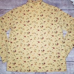 Croft and barrow womens falling leaves sweater